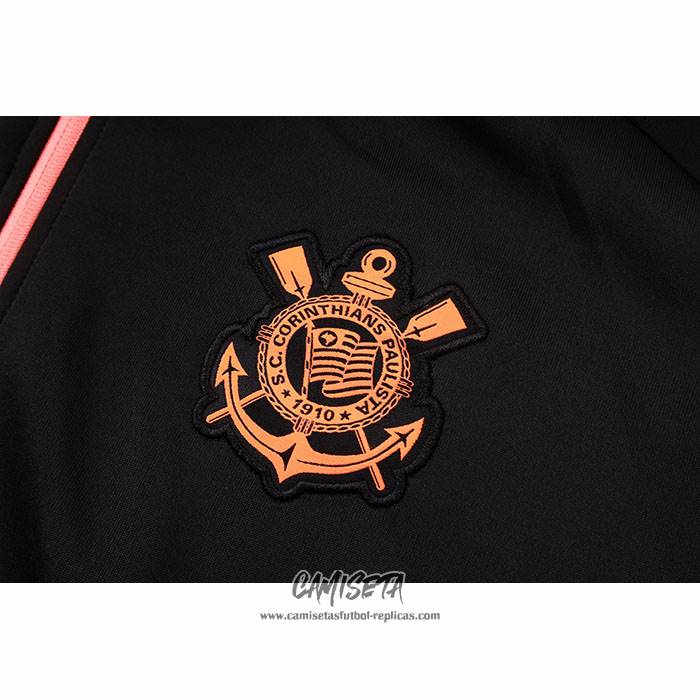 Chandal de Chaqueta del Corinthians 2025-2026 Negro Naranja